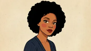 AI generated cartoon-style portrait illustration