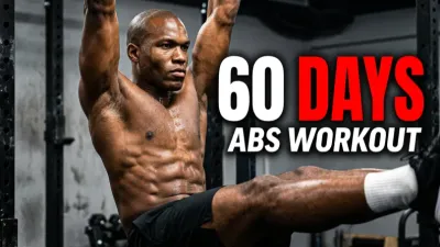 AI-generated workout abs challenge thumbnail