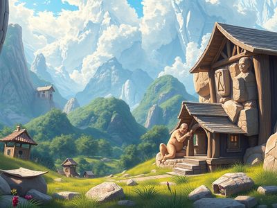 AI-generated art upscaled from 1024px to 4K resolution