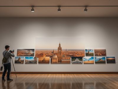 Old blurry photo enhanced and upscaled with AI