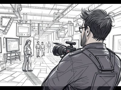 Storyboard frame upscaled for client presentation