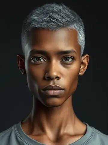 Realistic photographic character style