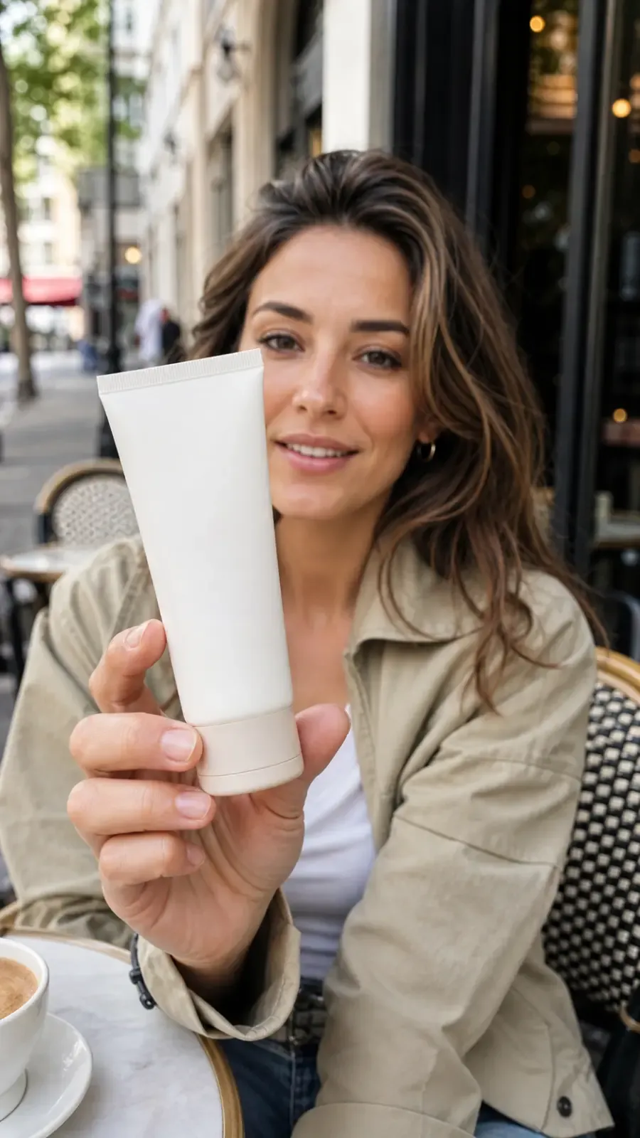 AI UGC creator reference: Skincare Cafe Product