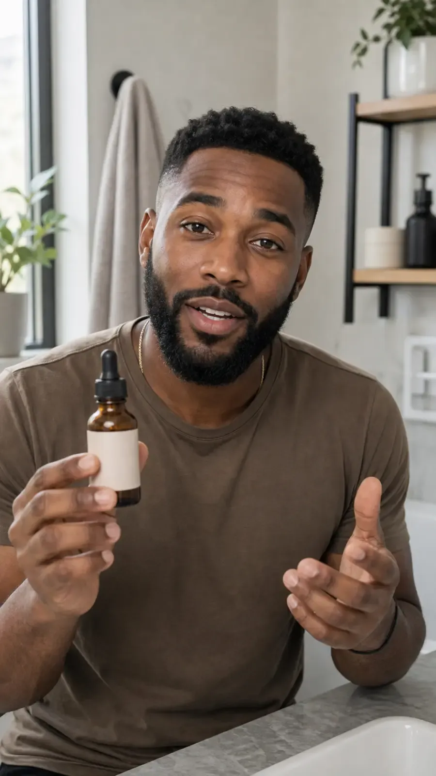 AI UGC creator reference: Grooming Beard Oil