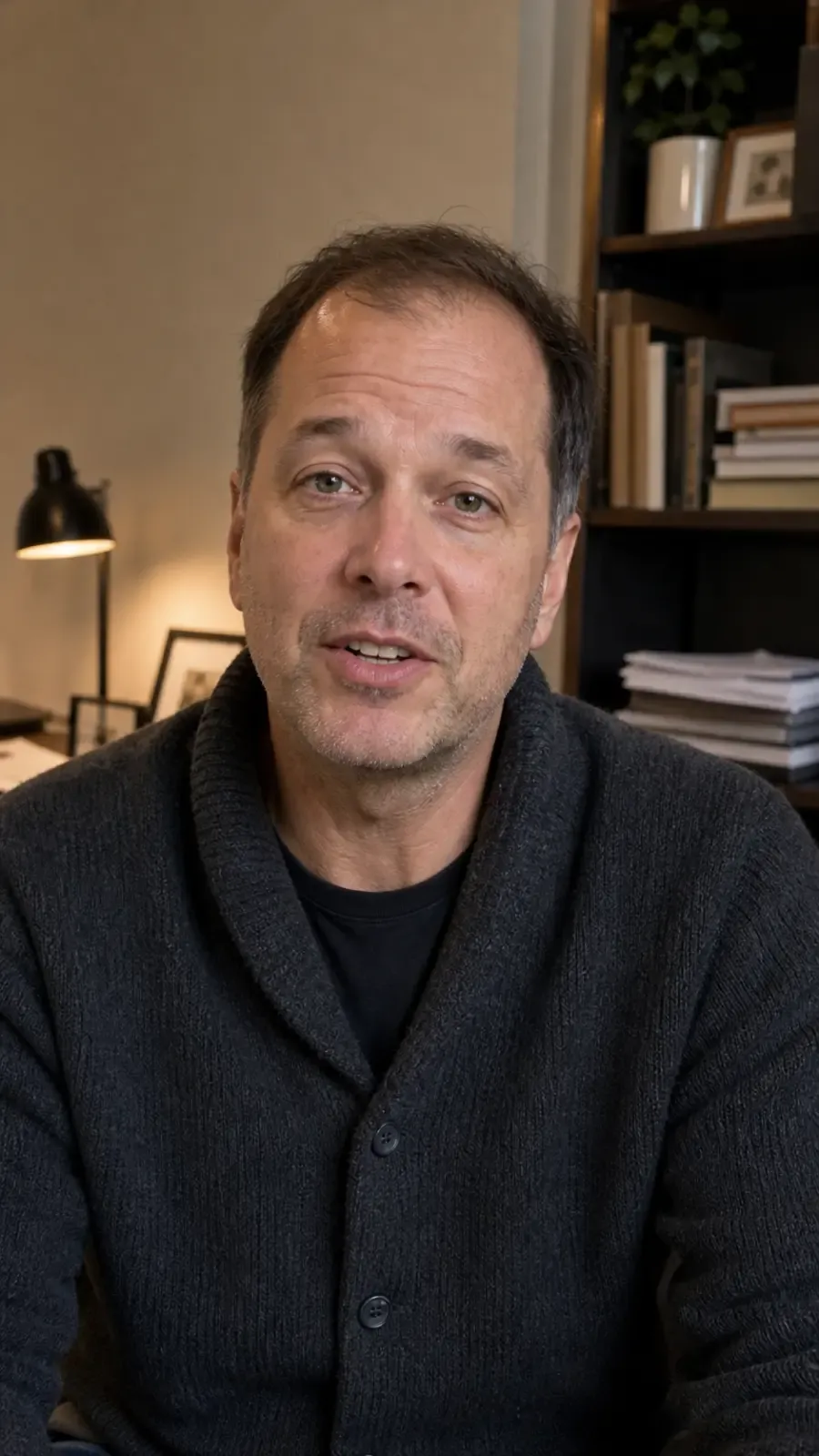 AI UGC creator reference: Middle Aged Home Office