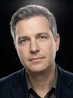 AI-generated tech influencer with modern gadgets