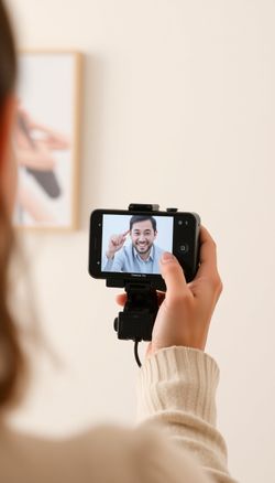 AI-generated UGC product review video with authentic creator style