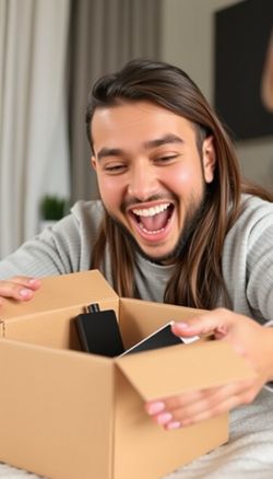 AI-generated unboxing UGC video for e-commerce brand