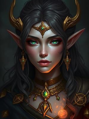 Fantasy AI avatar — magical character with ethereal lighting