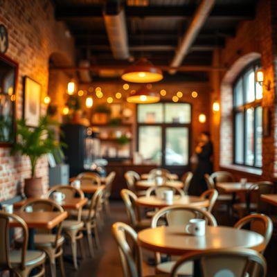 AI-generated urban cityscape background