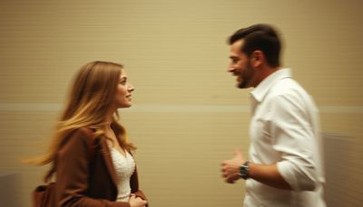 Whip pan transition between scenes