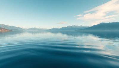 AI-animated nature scene with flowing water