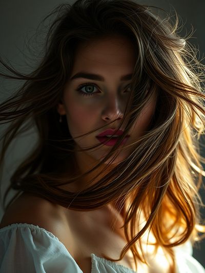 AI-animated portrait with subtle facial expressions