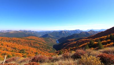 Landscape photo with improved lighting and color