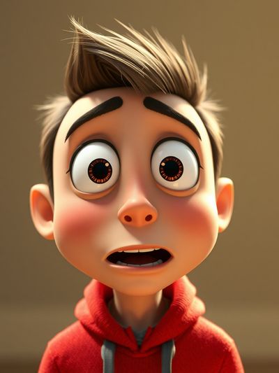 AI lip sync on animated character — cartoon speech animation