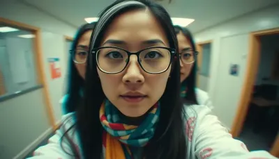 AI-generated romantic scene at golden hour