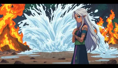 AI-generated dramatic scene with moody lighting