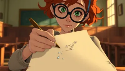 AI-generated romance scene with warm golden hour lighting