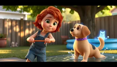 AI-generated short film close-up portrait with cinematic depth