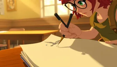 AI-generated sketch storyboard frame for film pre-production