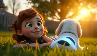 AI-generated minimal storyboard panel with clean composition