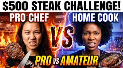 AI-generated cooking challenge thumbnail