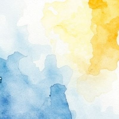 Portrait transformed into a watercolor painting style