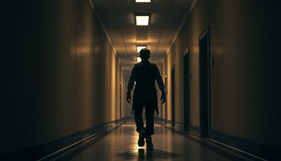 AI animated character walking with subtle motion