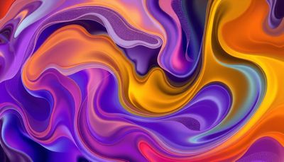 Abstract visual motion generated from text