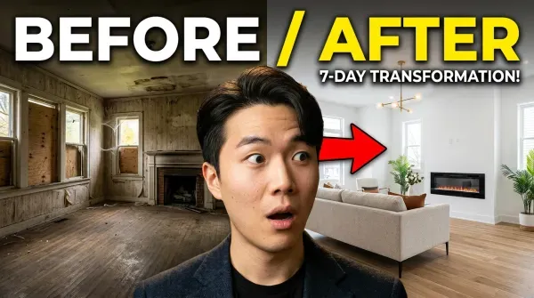 Split screen thumbnail template example