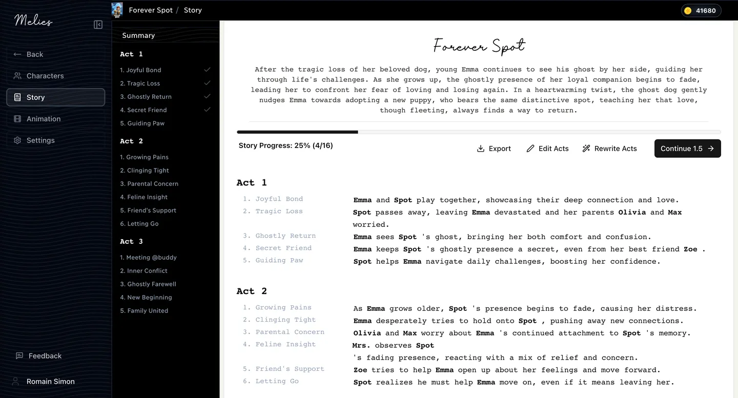 Melies Screenwriting Software