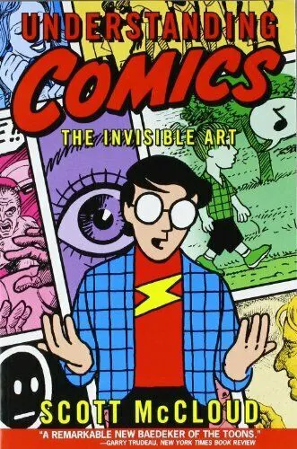 Understanding Comics: The Invisible Art by Scott McCloud book cover
