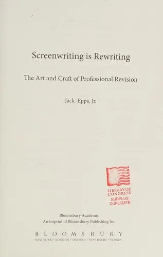 Screenwriting Is Rewriting by Jack Epps Jr. book cover