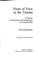 Point of View in the Cinema by Edward Branigan book cover