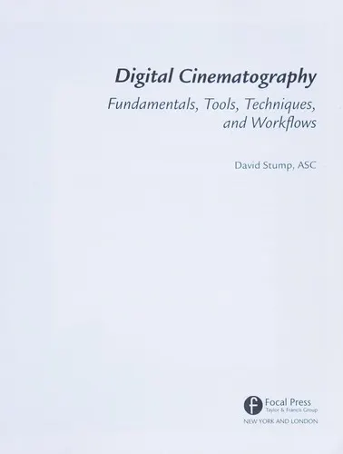Digital Cinematography by David Stump book cover
