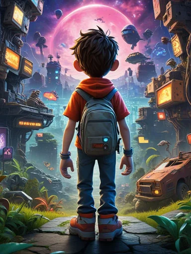 Pixels Big Adventure Poster