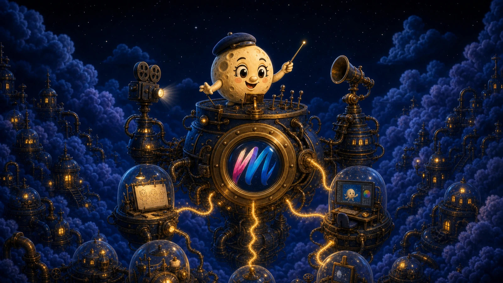 VibeFilm settings showing Melies Cloud runtime