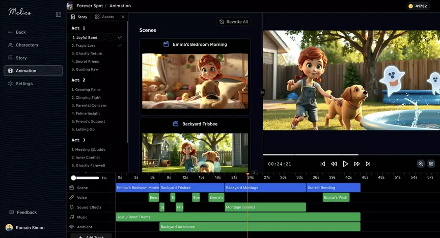 Melies AI Video Editor